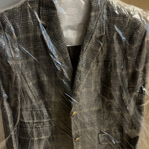 J Crew gray plaid schoolboy wool blazer prep - Picture 10 of 14